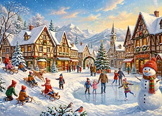 snowglow village