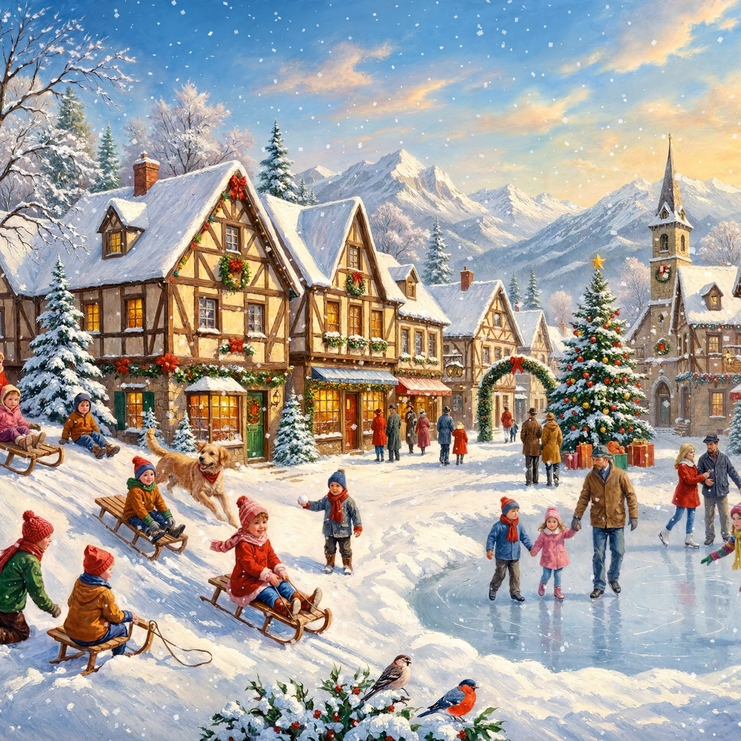 snowglow village big picture