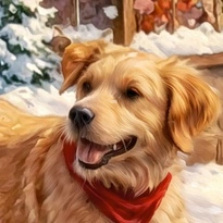 closeup picture of some of the details in Snowglow Village product