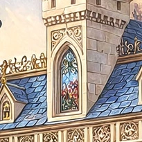 closeup picture of some of the details in Unicorn Fairyland product