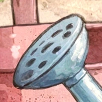 closeup picture of some of the details in Potting Joy product