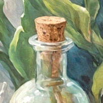 closeup picture of some of the details in Pearl of the Deep product