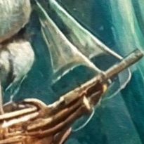closeup picture of some of the details in Pearl of the Deep product