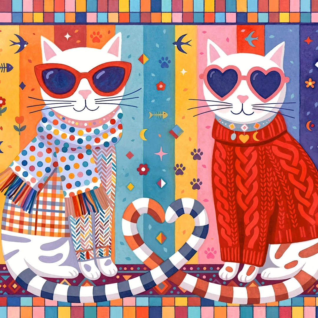 kittens in love big picture