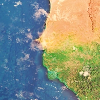 closeup picture of some of the details in View from the Moon product