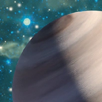 closeup picture of some of the details in View from the Moon product