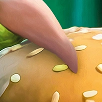 closeup picture of some of the details in Enjoy Your Meal product