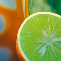 closeup picture of some of the details in Enjoy Your Meal product