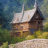 closeup picture of some of the details in Fairy Castle  product