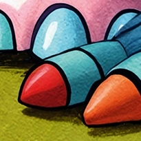 closeup picture of some of the details in Say Cheese! product