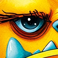 closeup picture of some of the details in Say Cheese! product