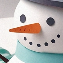 closeup picture of some of the details in Winter Wishes product