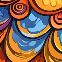 closeup picture of some of the details in Moonlight Owls product