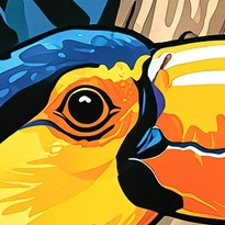 closeup picture of some of the details in Chilling Together product