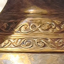 closeup picture of some of the details in Magnolia Elegance product