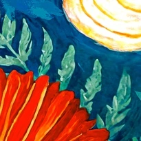 closeup picture of some of the details in Angel of Nature product