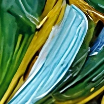 closeup picture of some of the details in Cat & Art product