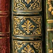 closeup picture of some of the details in Hidden Archive product