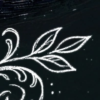 closeup picture of some of the details in Coffee Time product