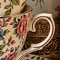 closeup picture of some of the details in A Treasury of Tins product