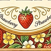closeup picture of some of the details in A Treasury of Tins product