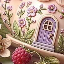 closeup picture of some of the details in A Cup of Time product